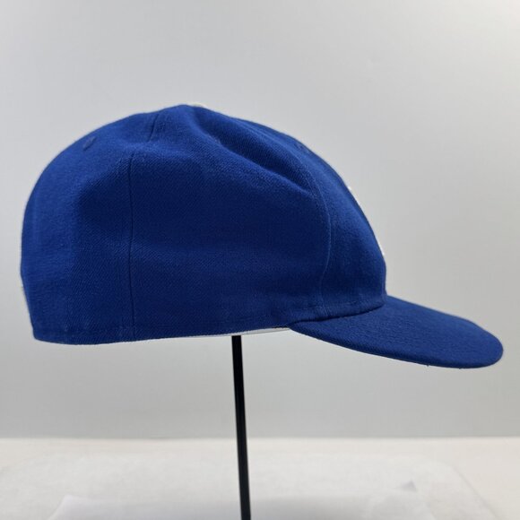 Kansas City Royals Blue New Era Fitted Hat 59Fifty 7-1/4 MLB Authentic On-Field - Picture 4 of 10